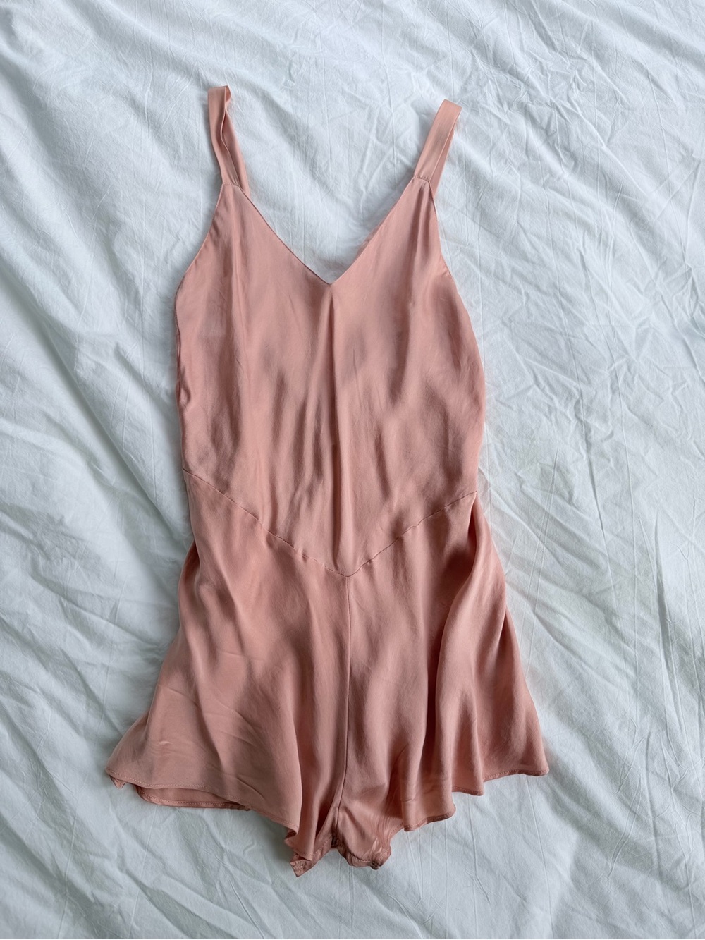 VINTAGE 100% Silk Romper
